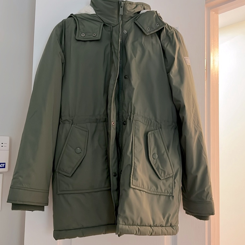 Abercrombie kids Sherpa lined parka